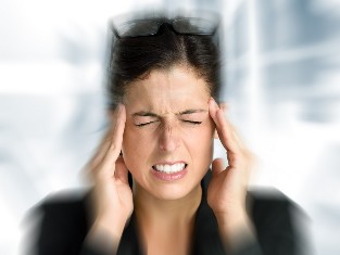 Dizziness and headaches when frequently disturbed, cervical остеохондрозе